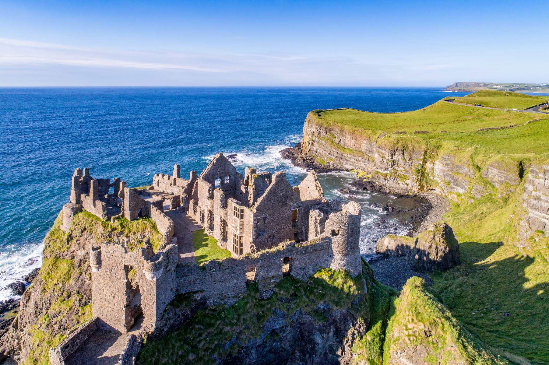 Dunluce-castle-bright-sky