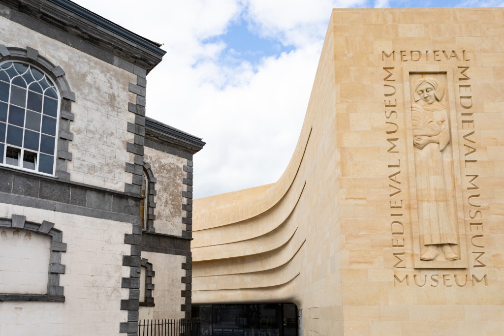 Exterior of the Medieval Museum in Waterford City.