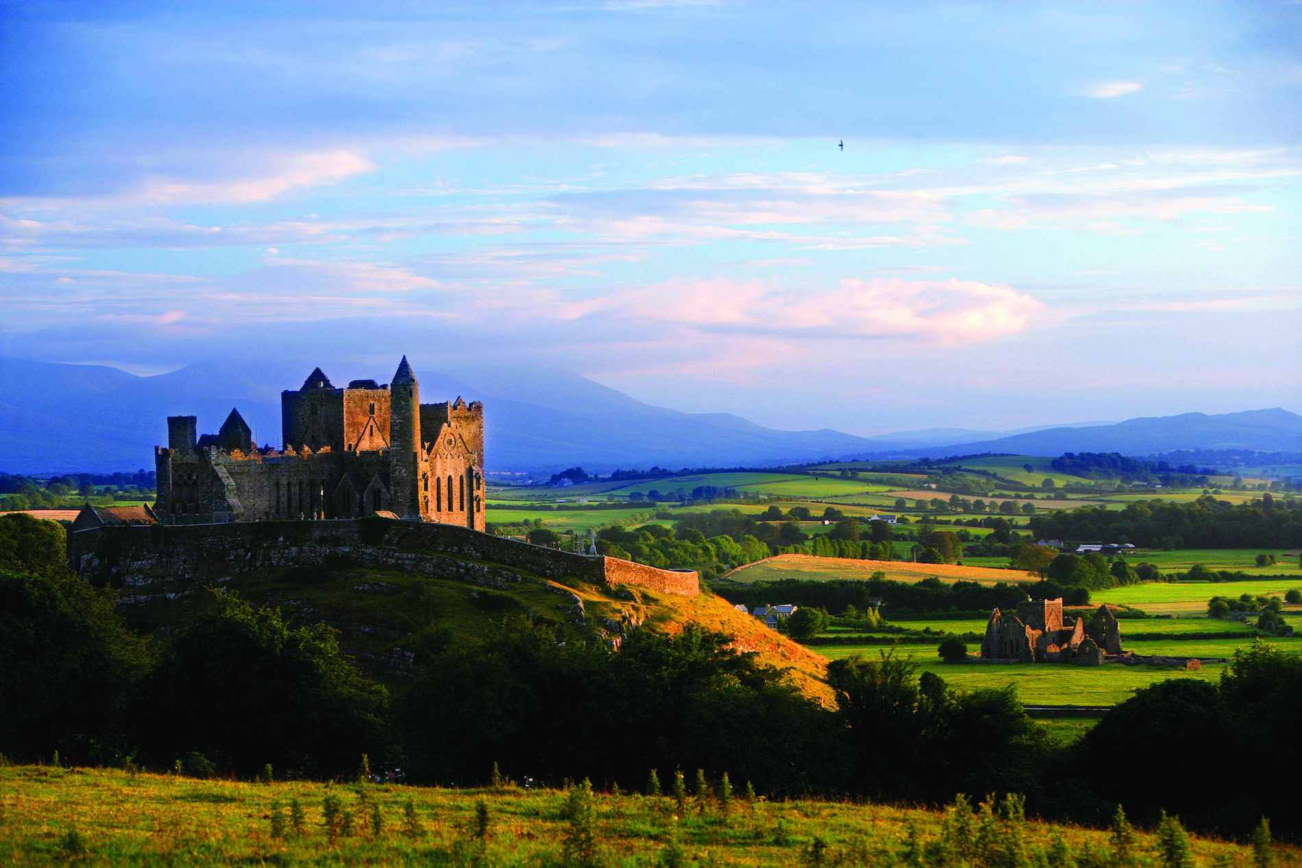 The Rock of Cashel inset seven