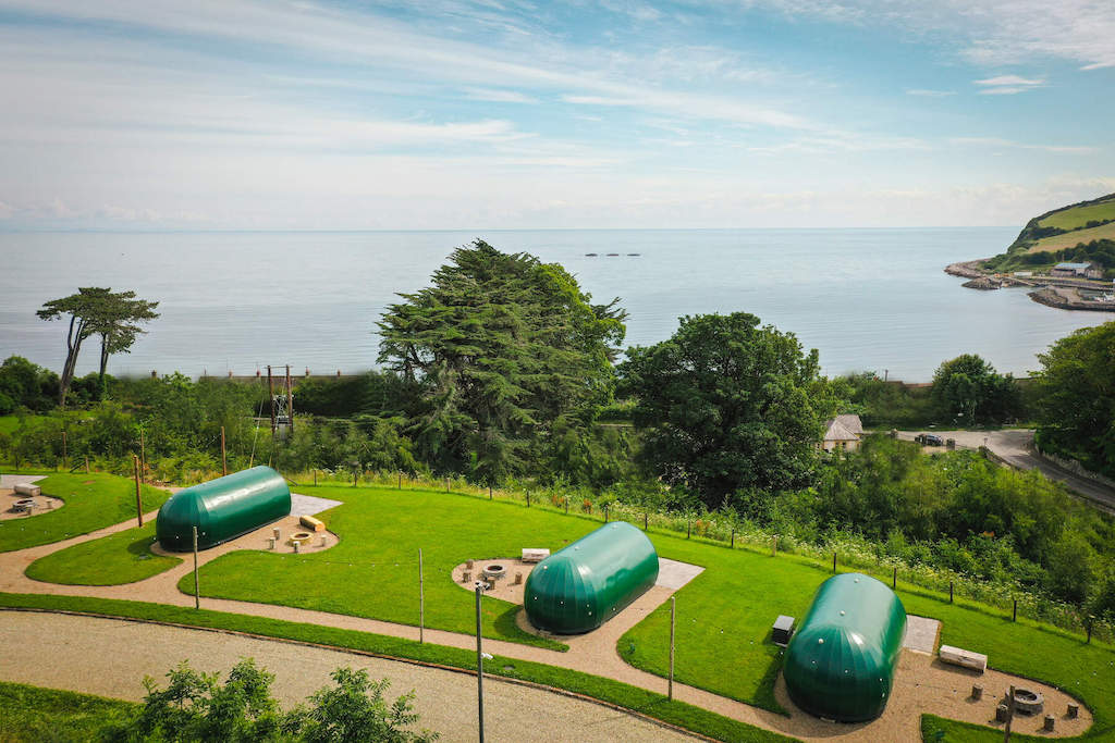 Glenarm Castle pods, County Antrim