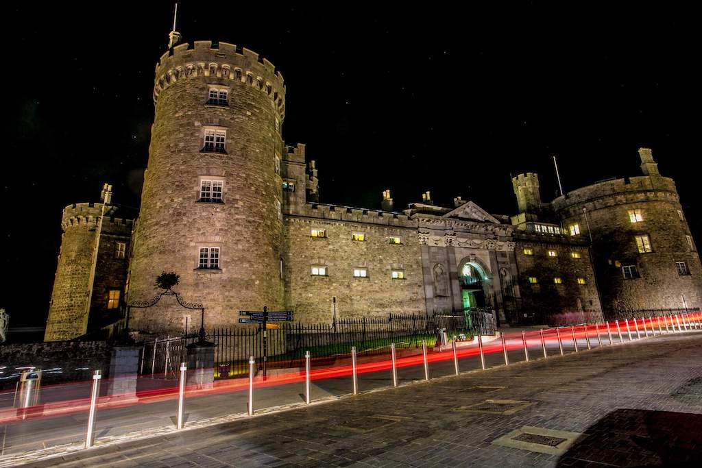 Kilkenny Castle at night Co Kilkennywebsize2500x1200px