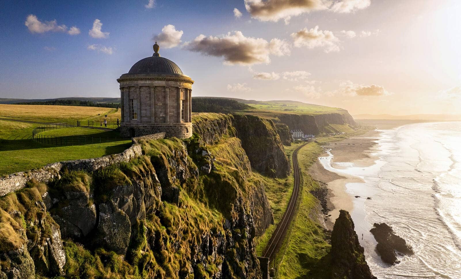 Mussenden Temple  Downhill Beach 2Co Londonderrycollage