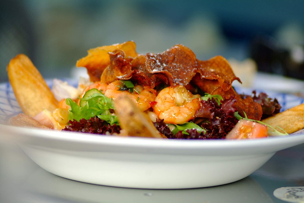 Seafood dish served at Kinsale Gourmet Festival, County Cork.
