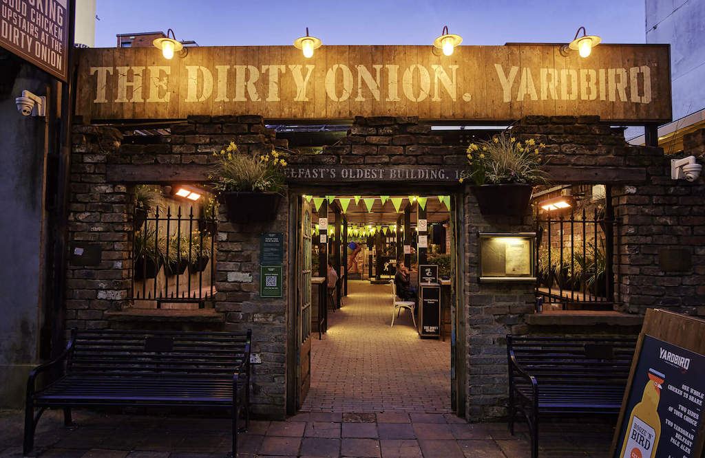 The Dirty Onion YardBird Restaurant Cathedral Quarter Belfast Co Antrimwebsize2500x1200px