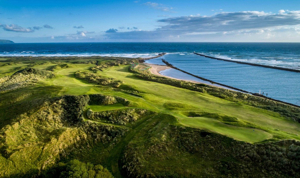 Castlerock Golf Course  Sea