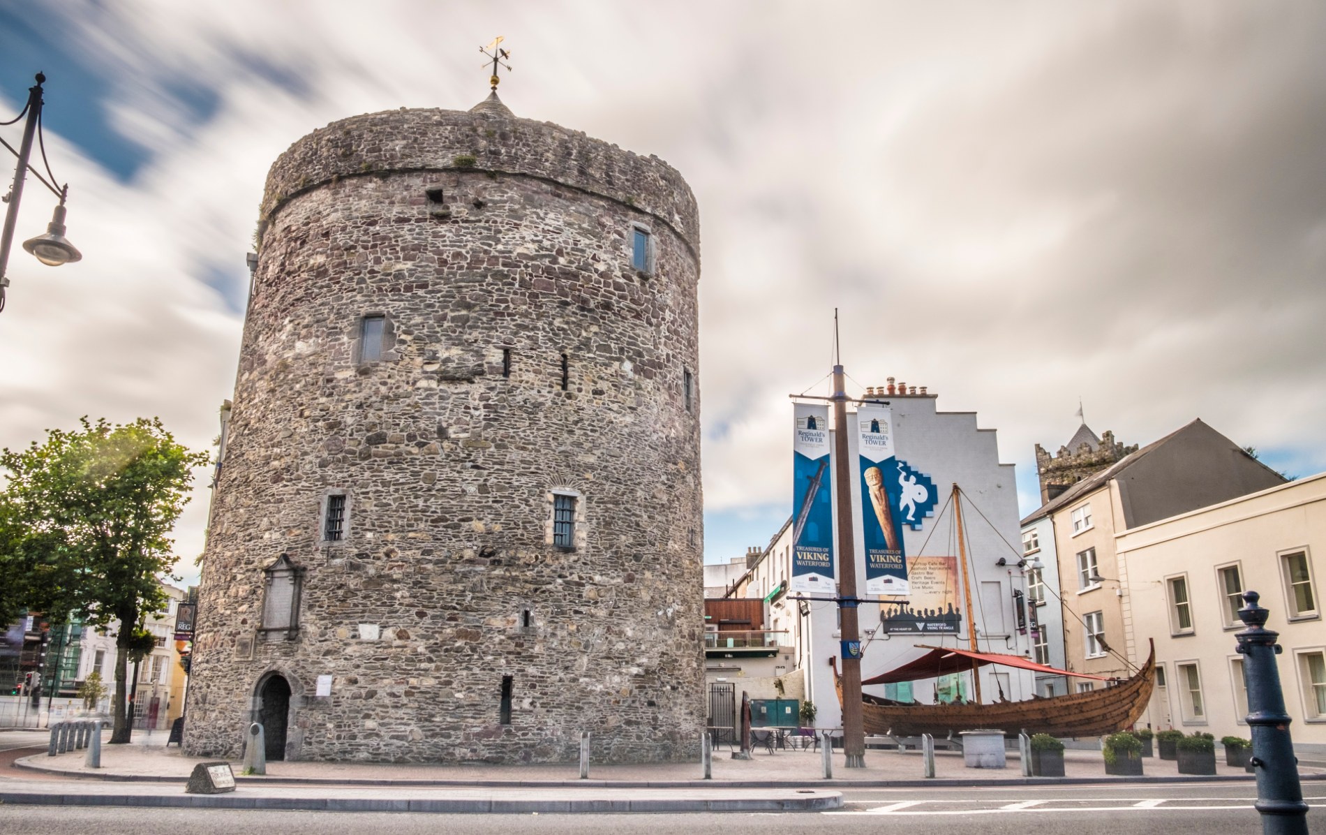 Reginald’s Tower, a medieval stone fortress in Waterford city centre.