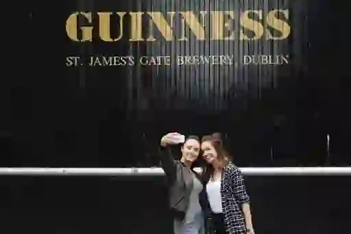 Selfies at Guinness sign at Guinness Storehouse at St James Gate Dublin 8Web Size