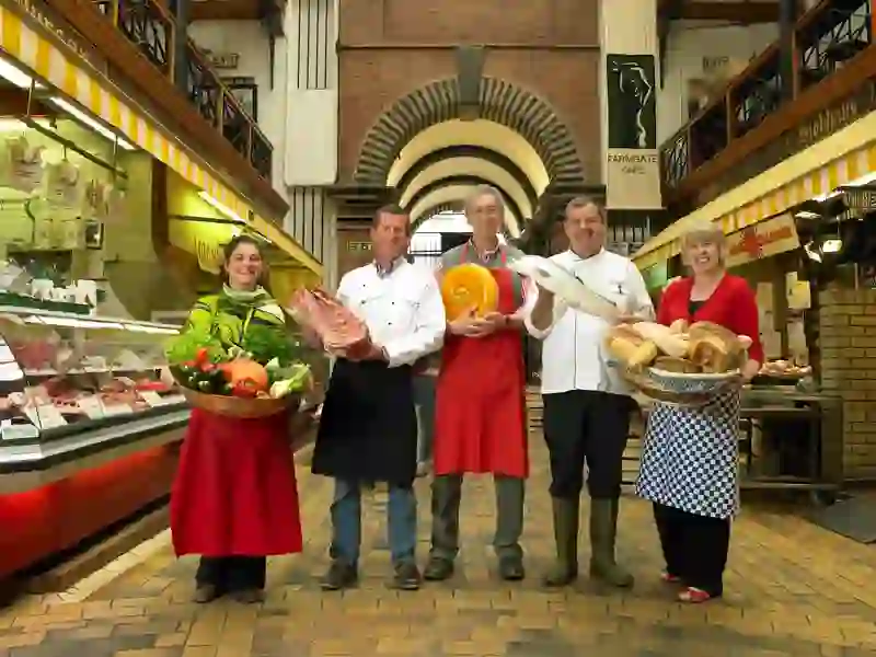 English Market workers in Cork City