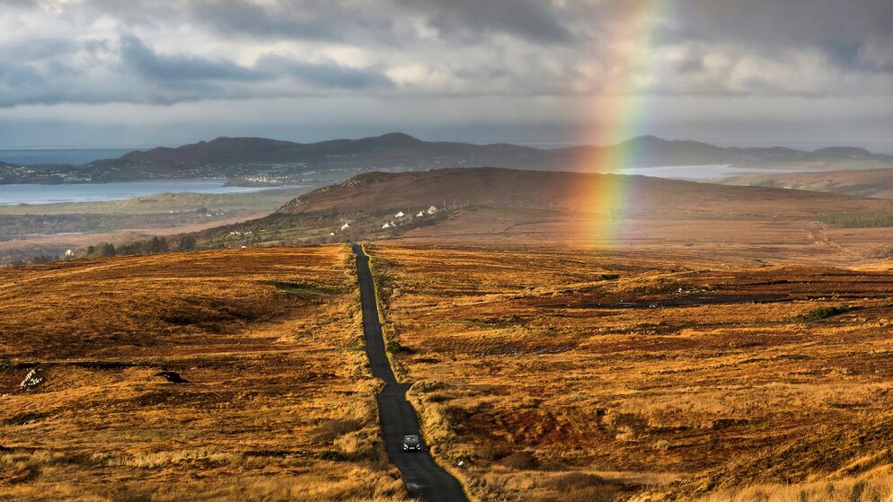 RainbowoverLoughSaltCountyDonegal