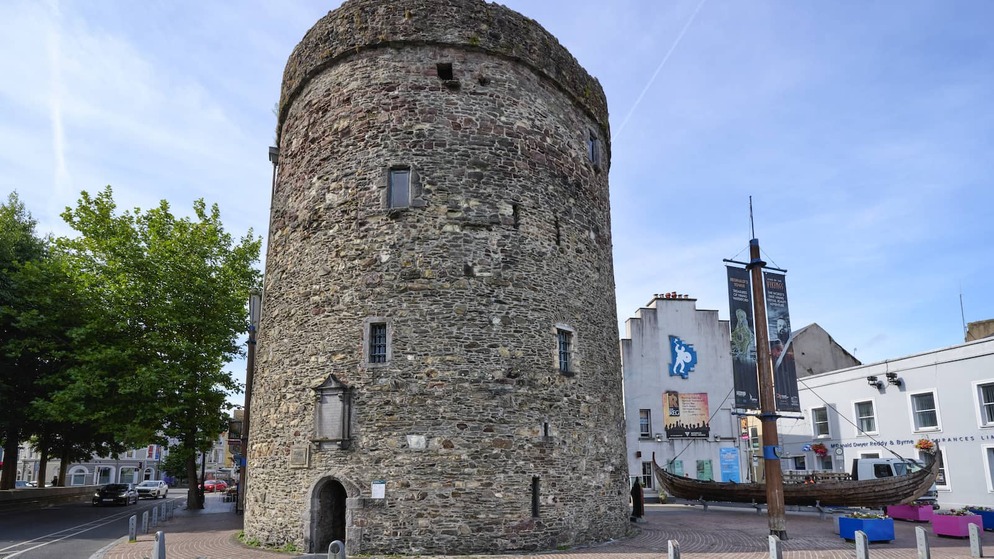Reginald’s Tower in Waterford City, a medieval stone tower beside the waterfront in the Viking Triangle.