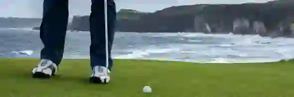 Golfer, Royal Portrush Golf Club, County Antrim
