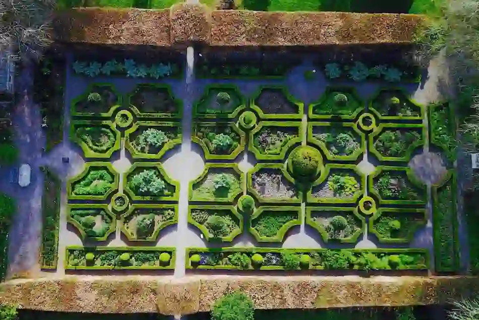 restaurants-kitchen-gardens-ballymaloe-cork-herb-garden-aerial-bg