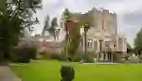 Huntington Castle with manicured lawns and surrounding gardens, Carlow.