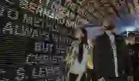 Couple in EPIC museum