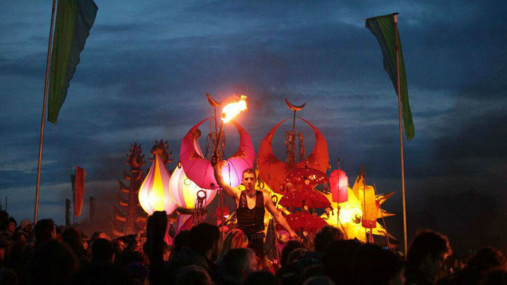 Fireworks in Bray, Wicklow, Ireland. Fire works exploding over the city on a beach.  ⒸShutterstock